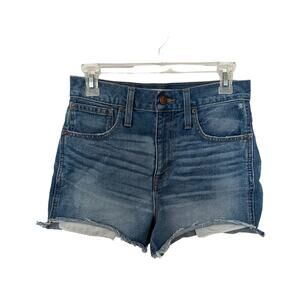 Madewell The Perfect Jean Shorts Step Hem Edition Size 26